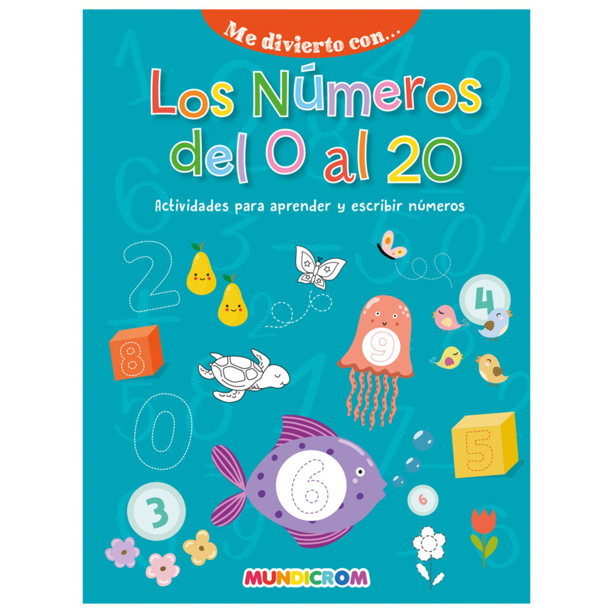 Libro Me Divierto Con Números 0 Al 20 Mundicrom