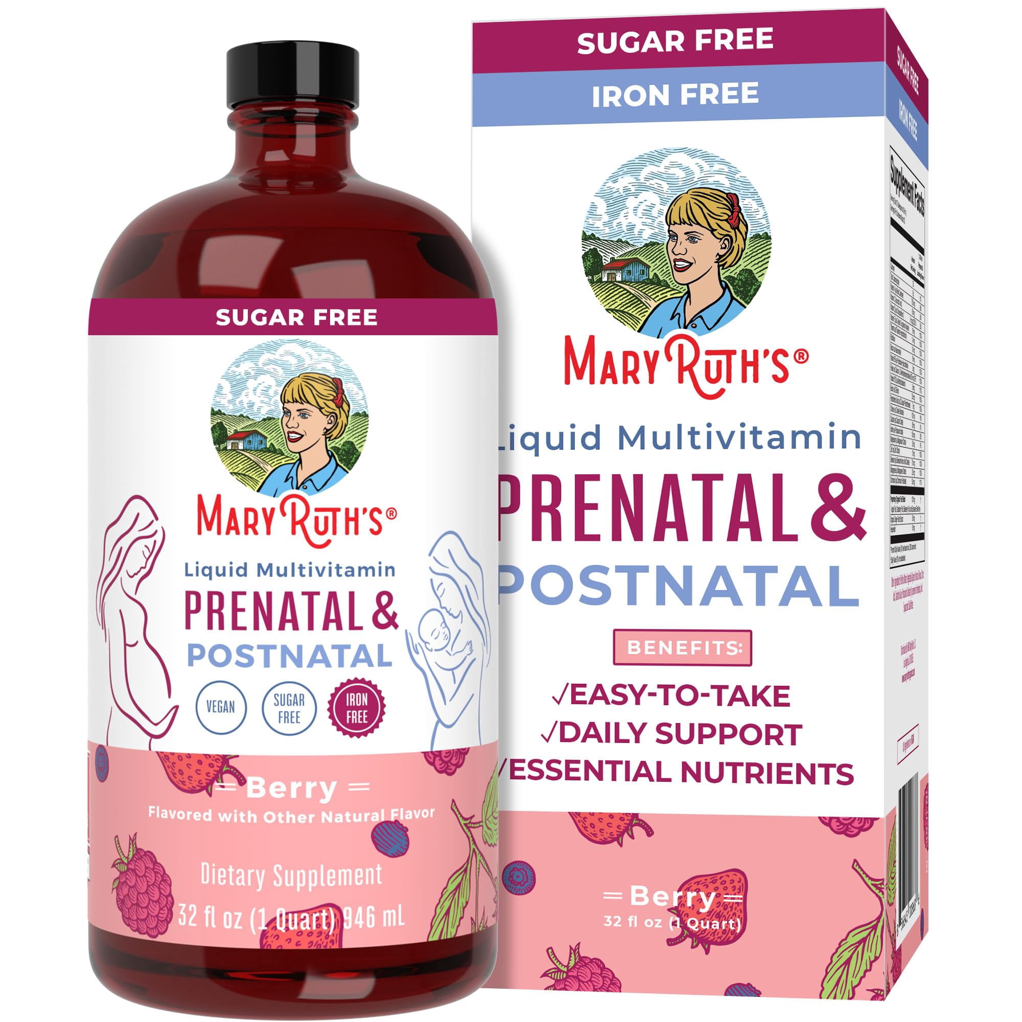 Suplemento Maryruth Organics Prenatal Y Posnatal 960 Ml