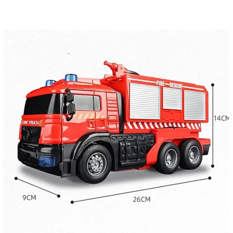 Genérico - Auto Rc Transformer Bombero Agua 828-5 Rojo