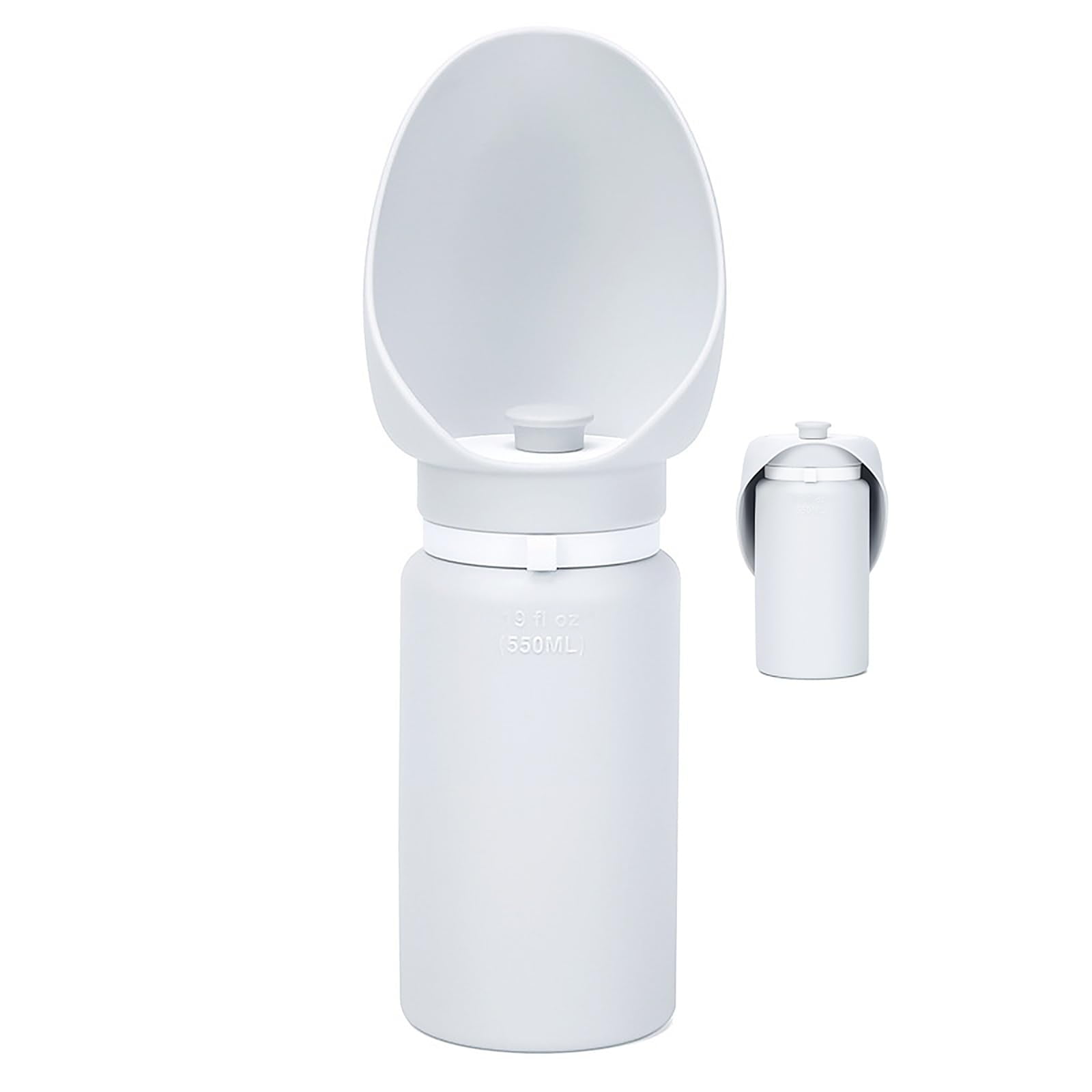 Xusx111 - Gran Botella De Agua Para Perros, Tamaño De Viaje A Prueba De Fugas Dispensador De Agua De Cachorro De Almacenamiento Plegable De Silicona Suave Portátil Para Mascotas Caminar Al Aire Libre,