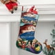 thumbnail image 2 of Los Pequeñines Tema: Calcetines de Navidad, fino lino blanco para colgar en escaleras y chimenea, decoración navideña para el hogar, regalo de Navidad.54cm×38cm, 2 of 5
