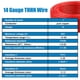 thumbnail image 5 of Cable Kimbluth THHN 14 AWG 7,6 m Cobre 600V Rojo, 5 of 6