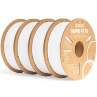 Filamento Para Impresora 3D Elegoo Rapid Petg De 1,75 Mm, Blanco, 4 Kg
