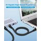thumbnail image 2 of Cable Ethernet Yauhody CAT 8 de 1,8 m, paquete de 2, 40 Gbps, 2000 MHz, 2 of 8
