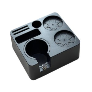 Magideal - Estación Del Soporte De Manipulación De Espresso, Portavasos Del Filtro De Café: Titular De Manipulación De Café, Soporte De Cartera De Soportes De Es Negro