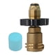 thumbnail image 2 of Adaptador de tanque convertido, indicador de nivel universal de fácil instalación, cilindro de propano, parrillas de gas de latón Pol a Qcc1 / Tipo 1 89mm x 51mm, 2 of 2