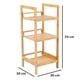 thumbnail image 2 of Estantería de Baño Cocina 3 Niveles Rack Organizador del Hogar Madera Natural, 2 of 5