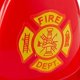 thumbnail image 2 of Casco de bombero Dress Up America Fireman para adulto, rojo, 2 of 4