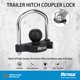 thumbnail image 2 of Cerradura de Acoplador RETRUE Ajustable 4,8‑5,9 cm Negro Mate, 2 of 7