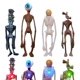 thumbnail image 1 of Figura de acción de horror Siren Head 20 cm BELEJOYFOK – Pack de 4, 1 of 6