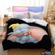 thumbnail image 1 of v856 Bed Sheets Lovely Dumbo Flying Baby Elephant Bedding Set Stars Moon Kids Girls Cartoon Duvet Cover Set Bedclothes Gift Twin Full Queen King 3-Piece Bedding Set (1 Duvet Cover + 2 Pillow Shams) Be, 1 of 5