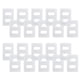 thumbnail image 1 of Pack 20 Placas Doble con Soporte Metálico - Blanco, 1 of 3