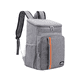 thumbnail image 1 of Mochila Térmica Alimentos Impermeable Lisa Gris 18 L, 1 of 3
