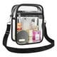 thumbnail image 1 of Cartera Bolso Transparente Negro Largo Ajustable Negro Rayas, 1 of 6