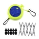 thumbnail image 1 of Tendedero Para Acampar, Tendedero Retráctil Para Baño, Senderismo, Mochilero, 10 Hebillas, 10 Clips, Verde, 1 of 3