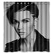thumbnail image 1 of Cortina de ducha Ruby Rose, juego de cortinas de baño con ganchos, tamaño 66 x 72 pulgadas, 1 of 3