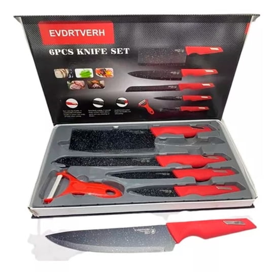 Aventura Store - Set De 6 Cuchillos Profesionales Para Chef Y Cocina