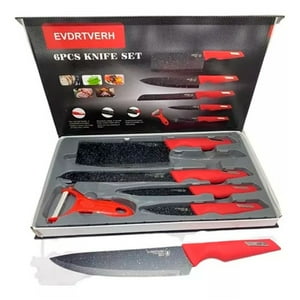 Aventura Store - Set De 6 Cuchillos Profesionales Para Chef Y Cocina