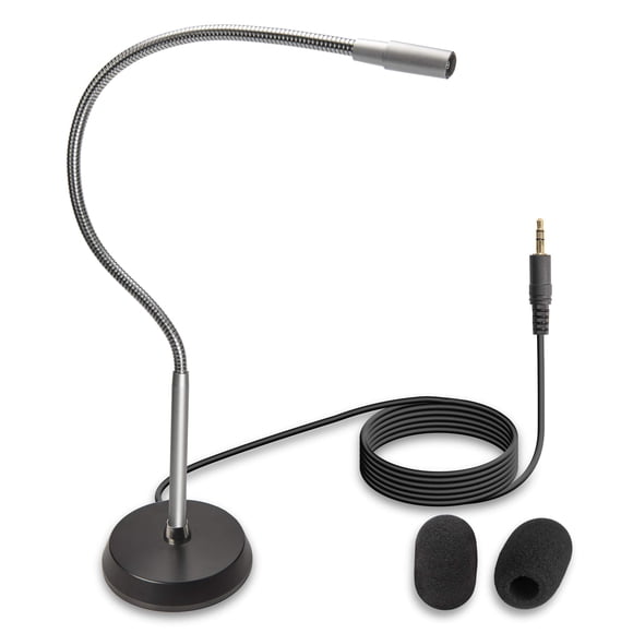 Micrófono ECS de Cuello de Ganso 41 cm 3,5 mm Ajustable