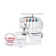 thumbnail image 1 of Máquina de coser overlock 744D Blanco, 1 of 7