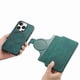 thumbnail image 3 of Funda Billetera Magnética para iPhone 16 Pro Max Soporte Tarjetas Desmontable Verde, 3 of 6