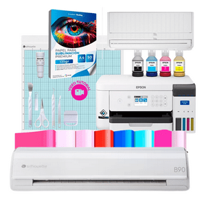 Silhouette America - Kit Cameo 5 Blanca + Impresora Sublimacion F170