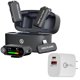 thumbnail image 3 of Hollyland Lark MAX 2 Combo Sistema de Micrófono Lavalier Inalámbrico de 2 Personas 2,4 GHz, Gris Espacial, Incluye Cargador de Pared de 20 W con 2 Puertos USB‑C/USB‑A, 3 of 7