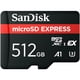 thumbnail image 1 of SanDisk Tarjeta microSD Express 512 GB, 1 of 3