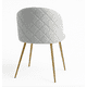 thumbnail image 1 of Silla Nordic Lino Gold Gris, 1 of 3