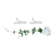 thumbnail image 1 of Guirnalda Floral Decorativa Blanca 85 cm x 16 cm, 1 of 3