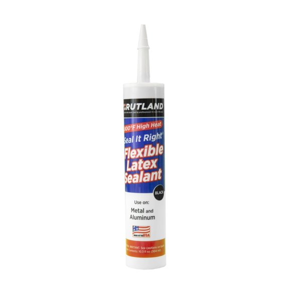 Sellador RUTLAND PRODUCTS, látex flexible, 800 °F, 300 ml, negro