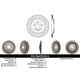 thumbnail image 2 of Disco Freno para auto Lincoln MKT 2010-2019 Trasero, 2 of 3