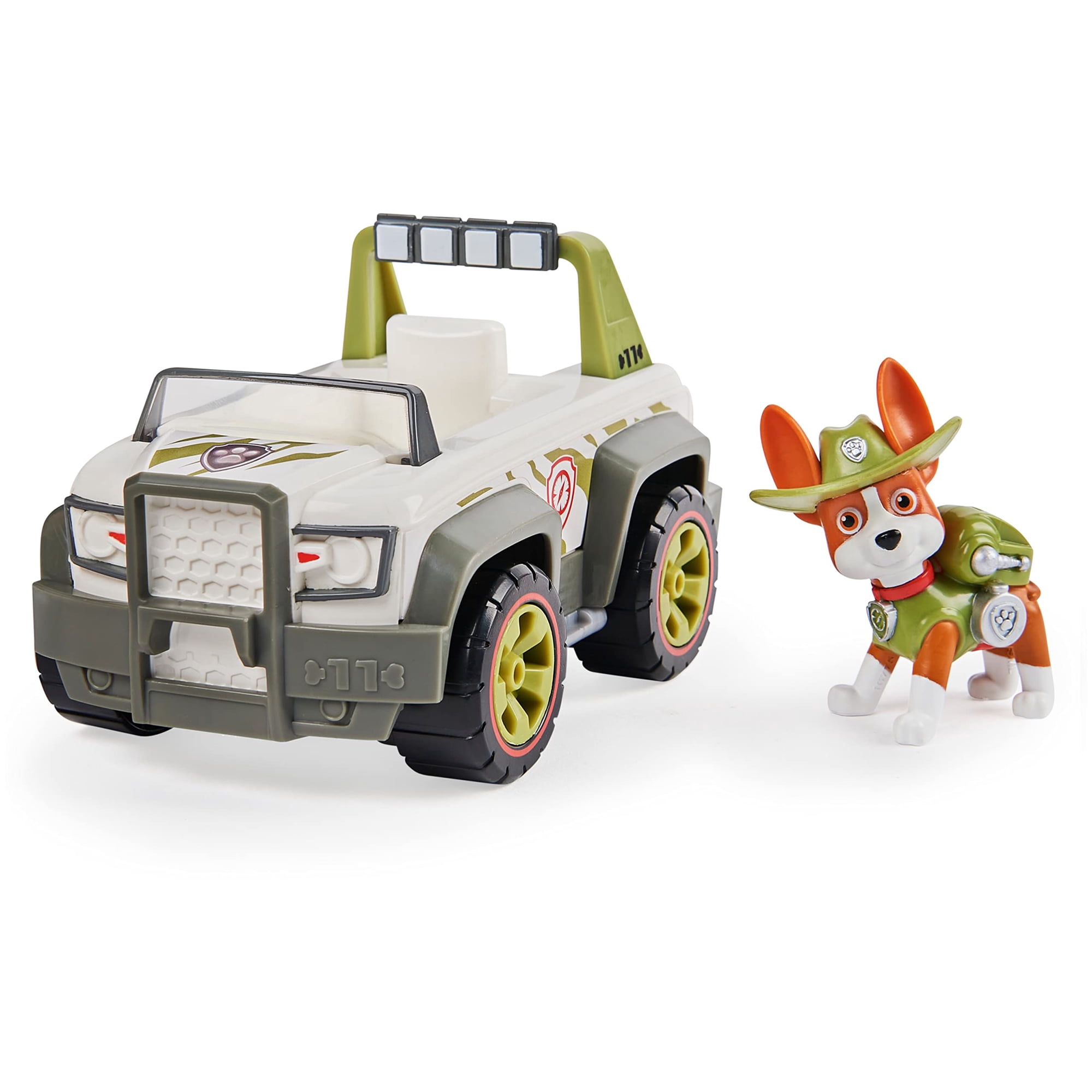 Vehículo De Juguete Paw Patrol Tracker's Jungle Cruiser Con Figura