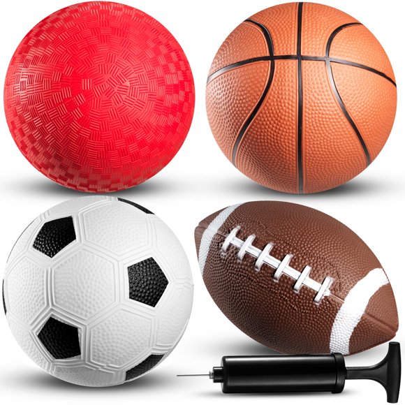 Pelotas deportivas Bedwina para niños y niños pequeños de 12 cm (paquete de 4)