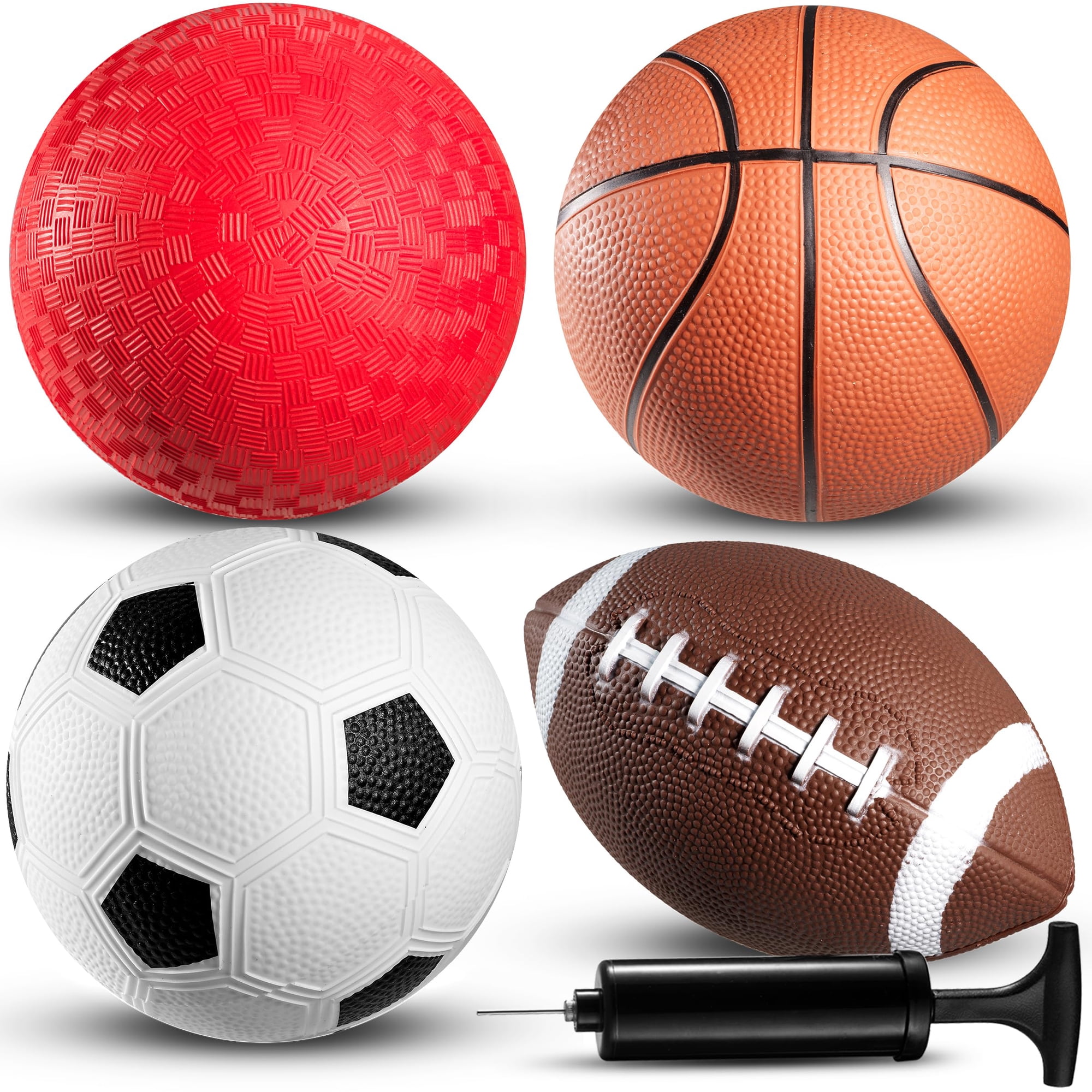 Pelotas Deportivas Bedwina Para Niños Y Niños Pequeños De 12 Cm (paquete De 4)