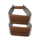 thumbnail image 4 of Estribos Tahoe Tack Adultos de 13 cm con Alivio Angular de Rodilla – Peso Pesado, Estilo Western, 4 of 6