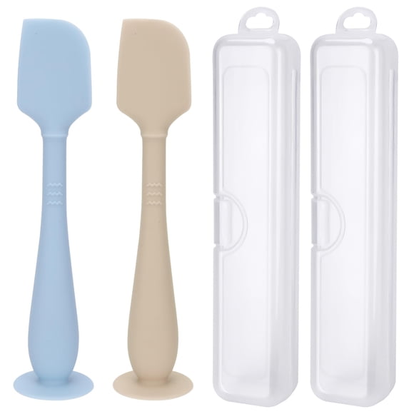 Espátula para crema del pañal YENLNI, 2 piezas, silicona, 16 cm