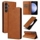 thumbnail image 5 of Funda Cartera para Samsung Galaxy S25 FE con Ranuras Tarjetas y Soporte - Protección Completa Marrón, 5 of 5