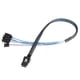thumbnail image 1 of Cable SilverStone CPS03-RE Minisas Sff-8087 (objetivo) a SATA de 7 pines (host) +banda lateral de 0,, 1 of 7