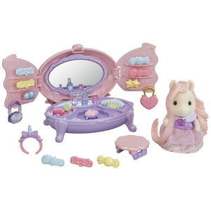 Set De Tocador Calico Critters Ternurines Pony'S De Dollhouse Playset