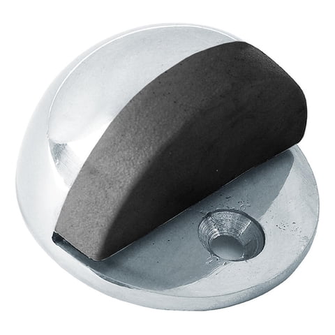 Tope De Puerta Medialuna Metálico Cromado 25 Un Dvp