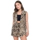 thumbnail image 1 of Blazer Mujer Sin Mangas Botones Print Beige Corona, 1 of 5
