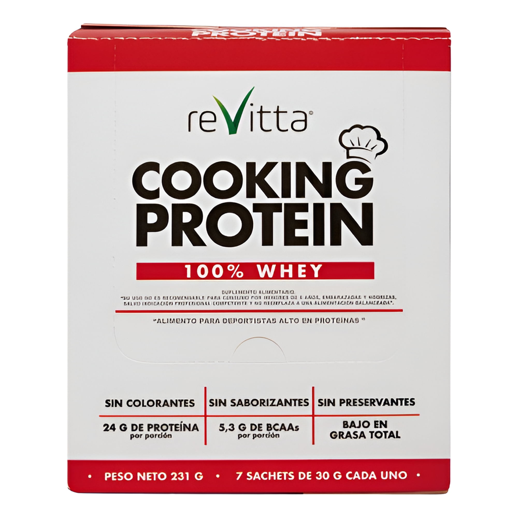 Revitta Wellness - 7 Sachets Proteina Whey Cooking Protein 30 Grs.