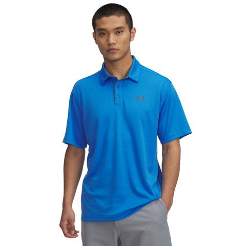 Polo Under Armour Tech Para Hombre Azul Atlantis Talla M