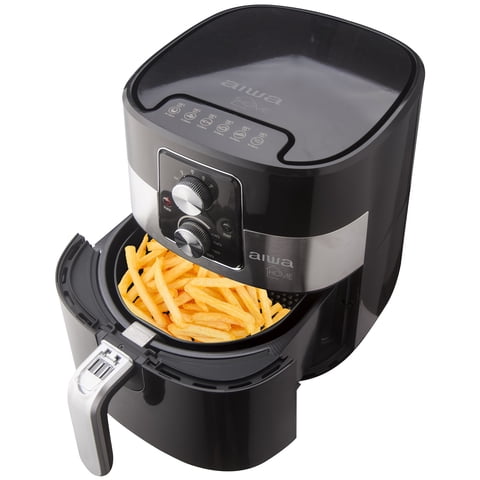 Freidora De Aire Analoga Aiwa 1300W Y 4 Litros Aw-Fd7003