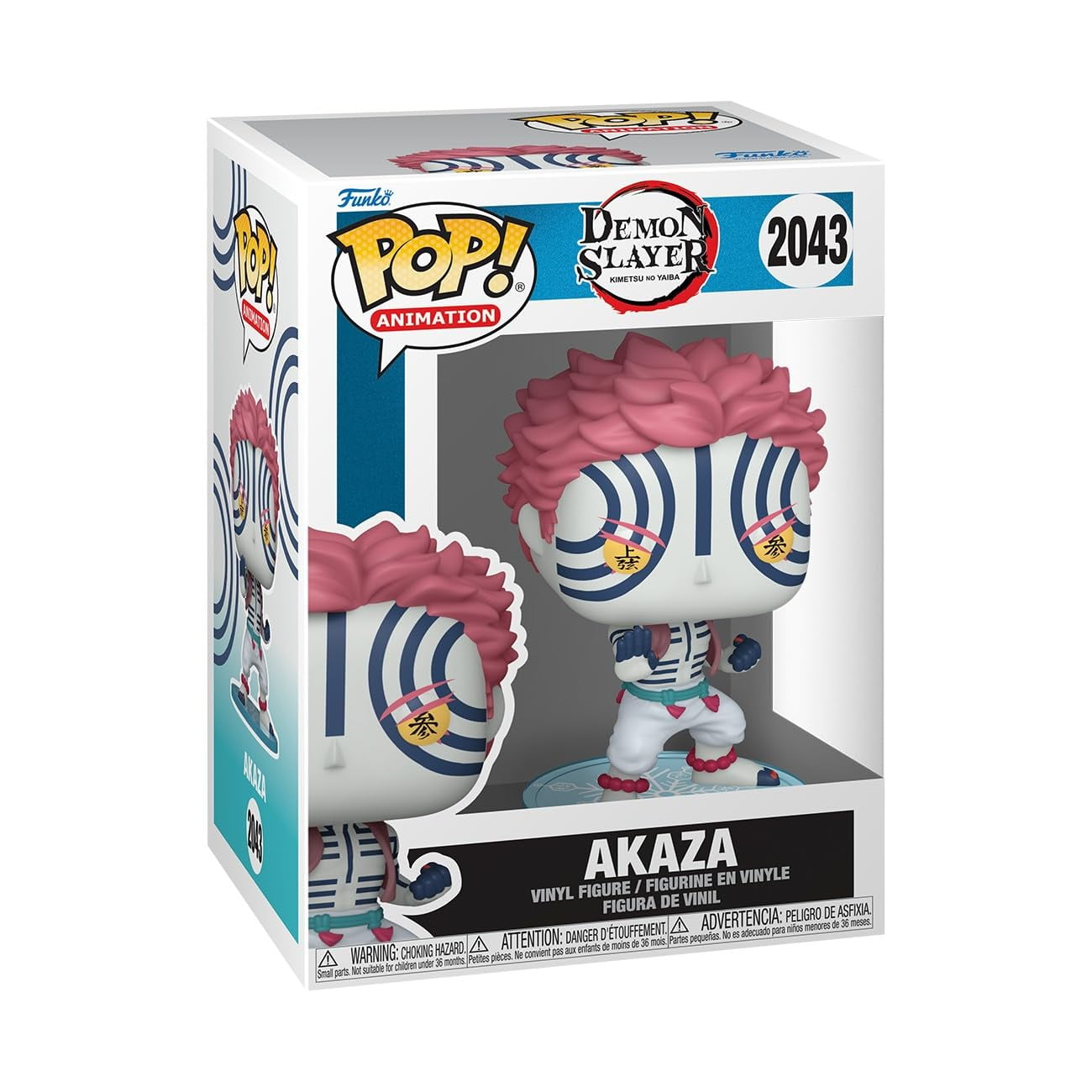 Figura De Vinilo Funko Pop! Animación: Demon Slayer Akaza, 9,5 Cm