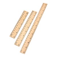 Bothyi - 3 Reglas De Madera Para Medir Con Precisión, Ideales Para Dibujar Y Diseñar Casas Y Arquitectos.