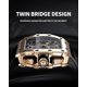 thumbnail image 4 of Reloj TSAR BOMBA Tonneau Luxury Waterproof 50 m para hombre, 4 of 9