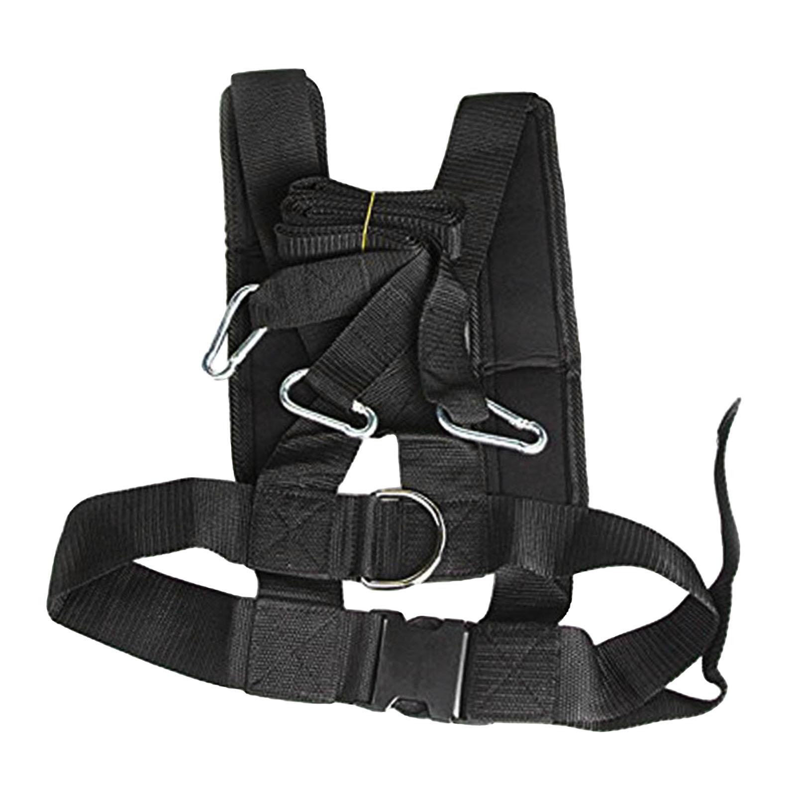 Magideal - Arnés De Entrenamiento Trineo Correa De Hombro Acolchado Entrenamiento De Resistencia De Fuerza Multifuncional Para Tirar De Neumáticos Ejercicio Musc Normal