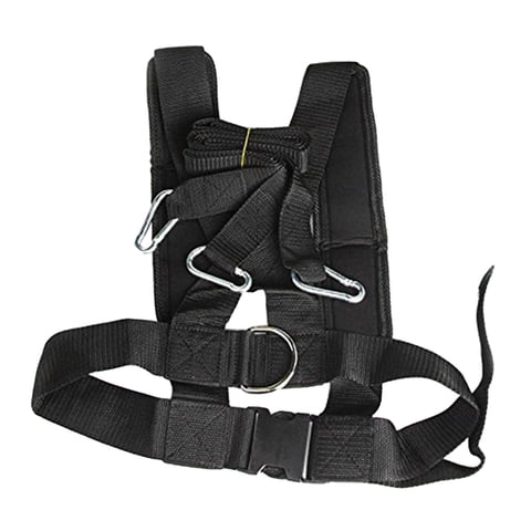 Magideal - Arnés De Entrenamiento Trineo Correa De Hombro Acolchado Entrenamiento De Resistencia De Fuerza Multifuncional Para Tirar De Neumáticos Ejercicio Musc Normal